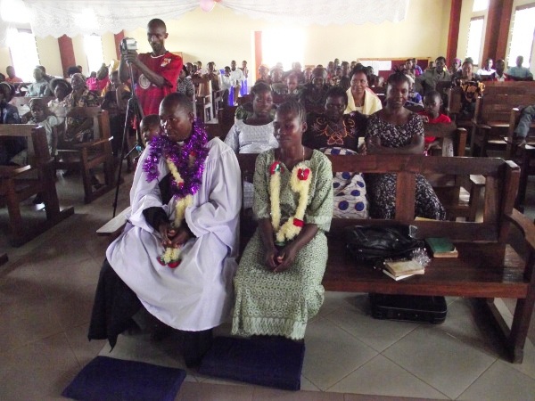 Rev. Msuma and his wife on day of his ordination Nov 28, 2010