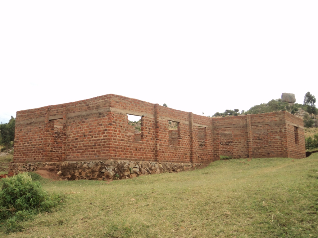 The walls are completed for the new church at Nyabitocho!