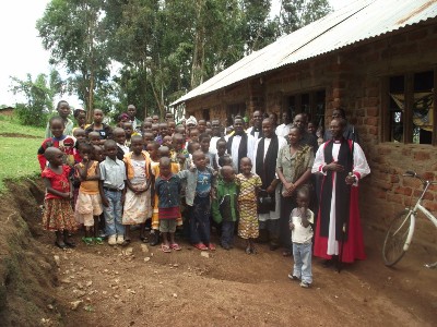 The congregation at Sirari Parish Church on 17 April 2011