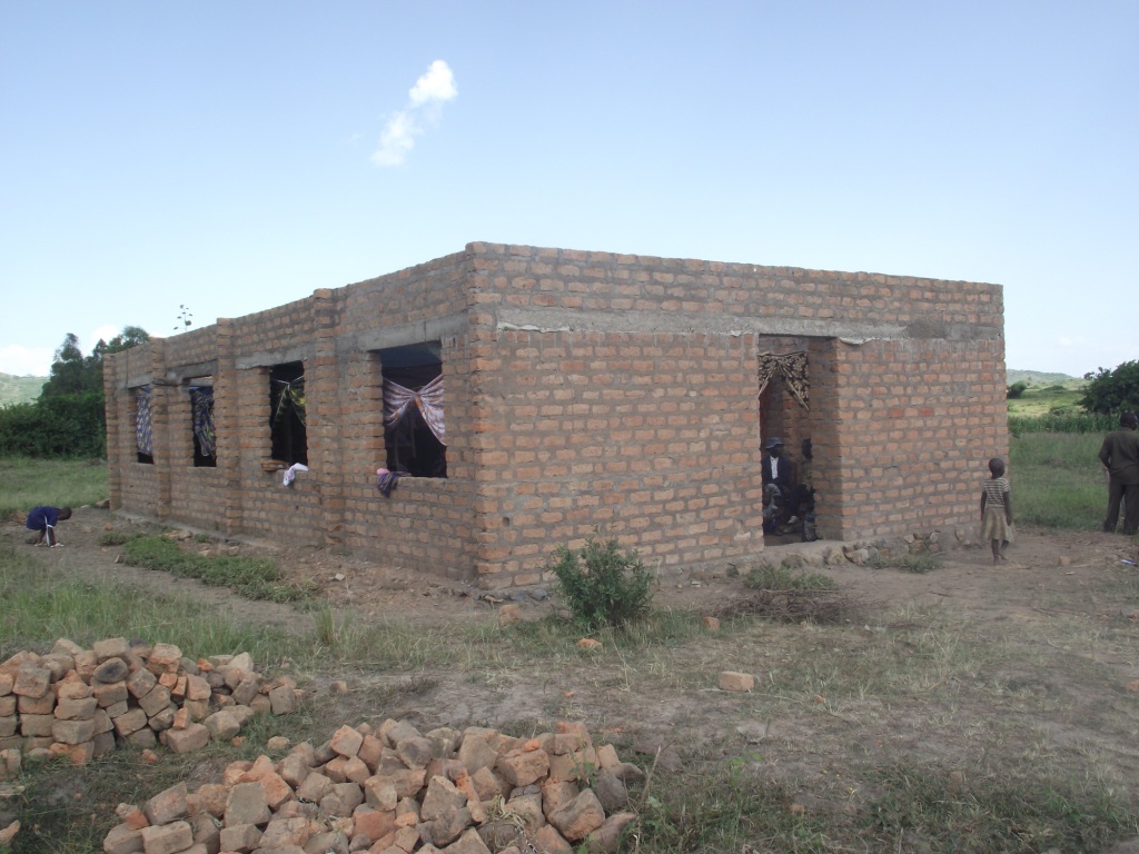 Nyagisya Parish church under construction