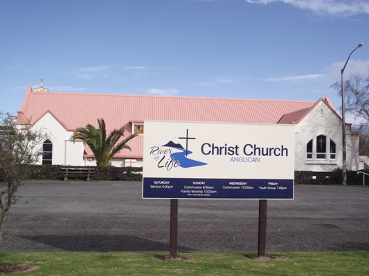 Christ Church, Wanganui. Bishop Mwita preached here on Sunday July 31