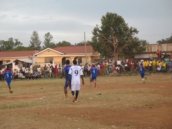 Mafundi Club from Tarime (in white) Vs Shirati Club from Rorya (in blue) on 27 August. Mafundi FC won 3-0..