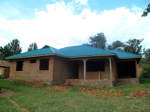 The pastor's house under construction