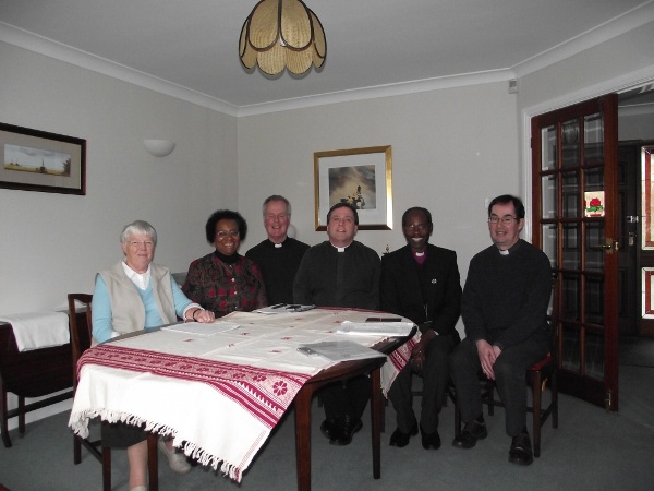 Bishop Mwita with members of the Tanzania Link Committee of the Diocese of Wakefield