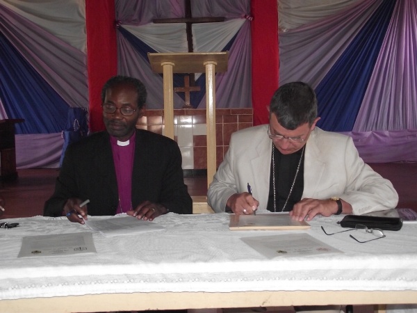 The signing of a partnership covenant