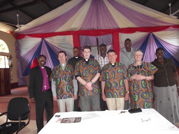 Officials of Wakefield and Tarime dioceses after the signing of the covenant